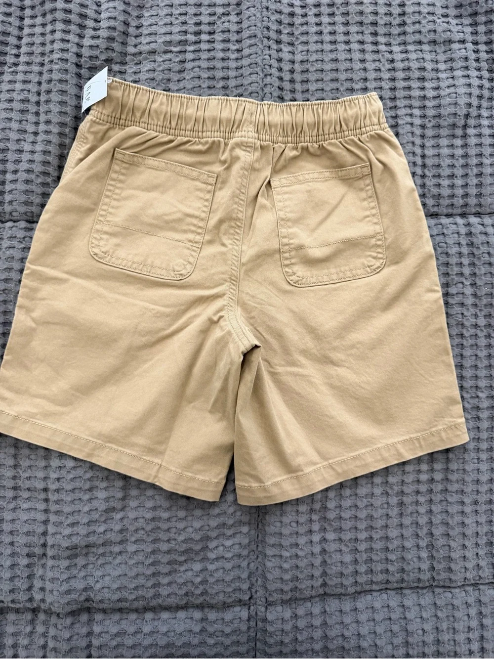 Gap Boys Drawstring Chino Shorts Tan Adjustable Waist Size 10 NWT